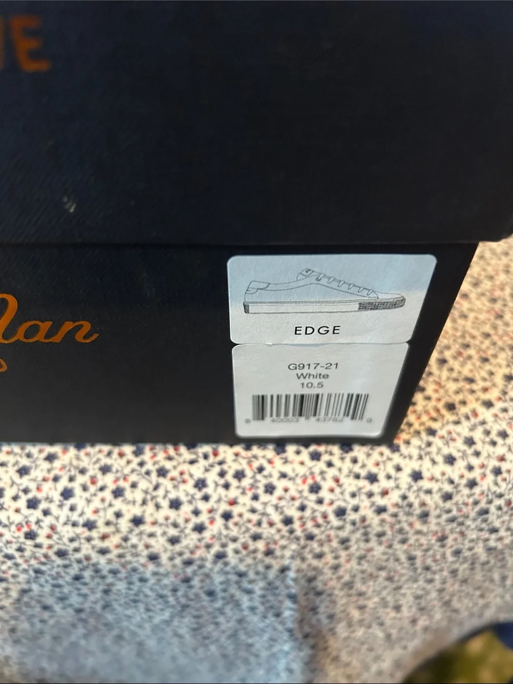 Good Man Brand White Low-Top Sneakers with Rose Gold Eyelets